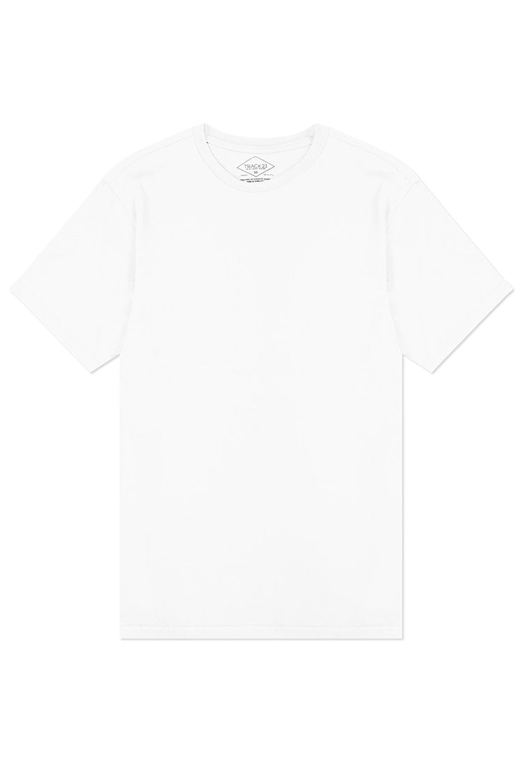 Basic Crewneck T-Shirt - White – TRACK 23