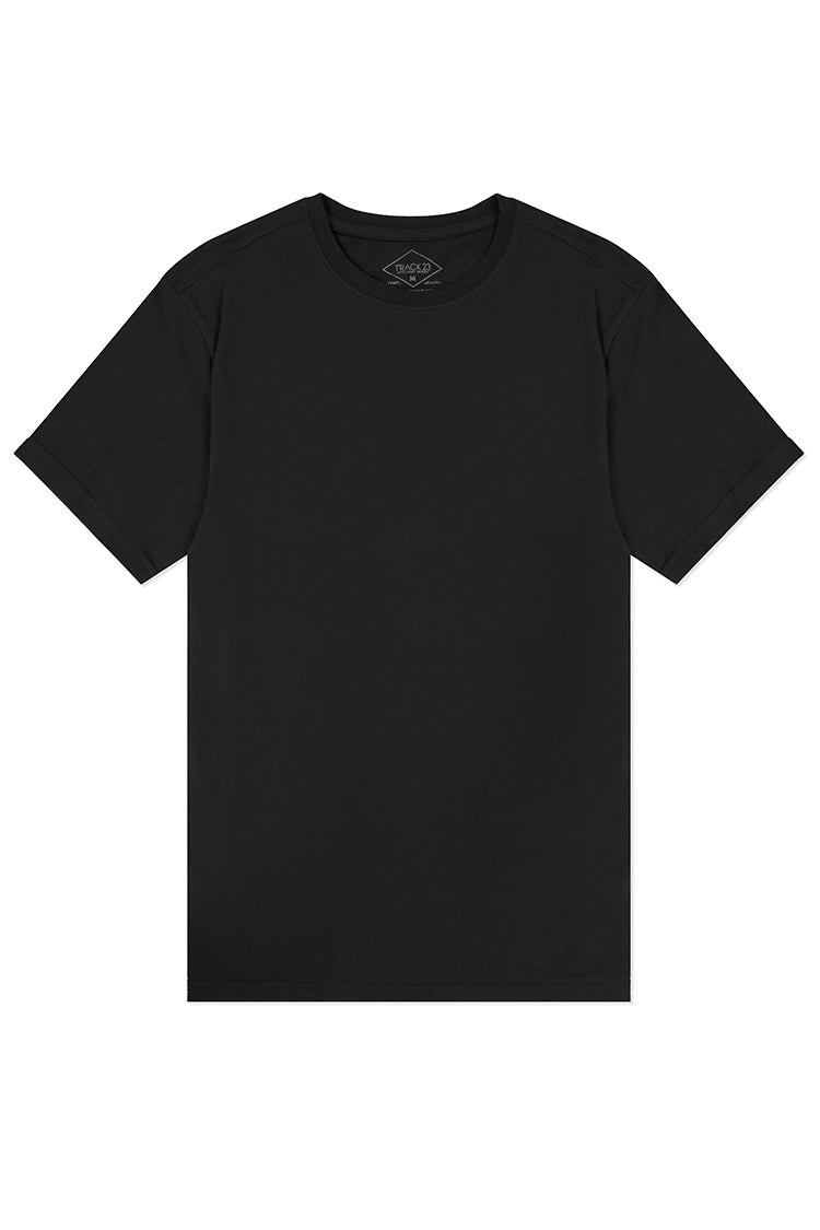 Basic Crewneck T-Shirt - Black – TRACK 23 